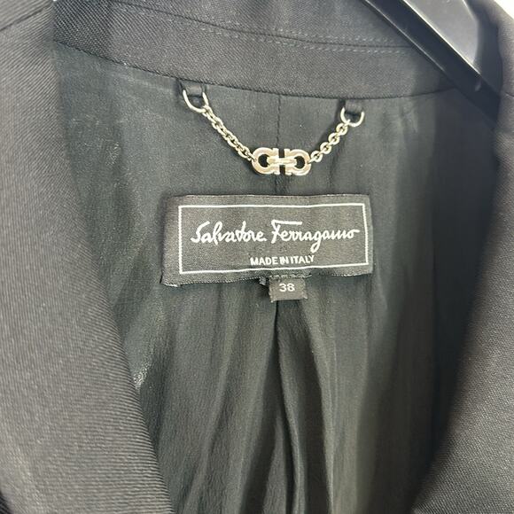Salvatore Ferragamo women’s structured blazer size Italian 38 - Picture 2 of 8